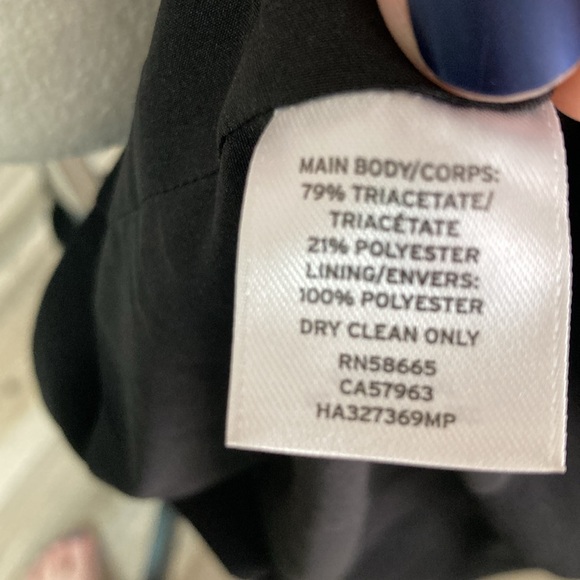 Halogen Sleeveless Black Wrap Dress, Medium - Picture 8 of 9